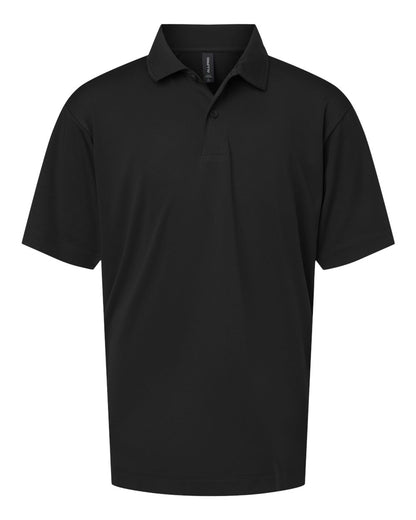 AllPro Youth Pro-Lock Performance Polo 41800Y #color_Black