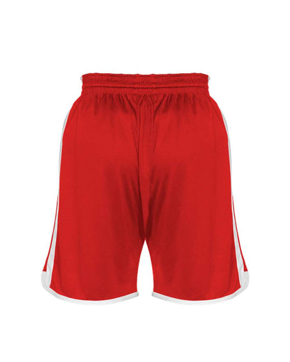 Alleson Athletic Youth Crossover Reversible Shorts 590PSPY #color_Red/ White