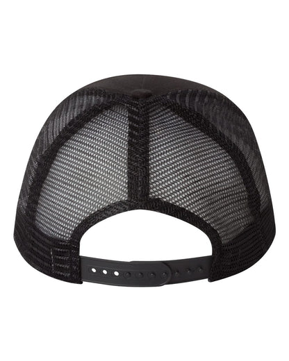 Valucap Five-Panel Trucker Cap 8804H #color_Black