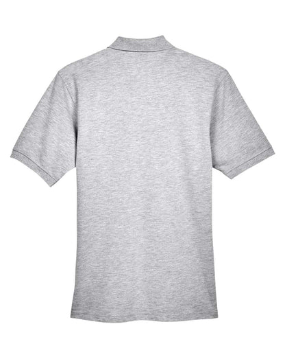 Harriton Men's Easy Blend™ Polo M265 #color_Grey Heather