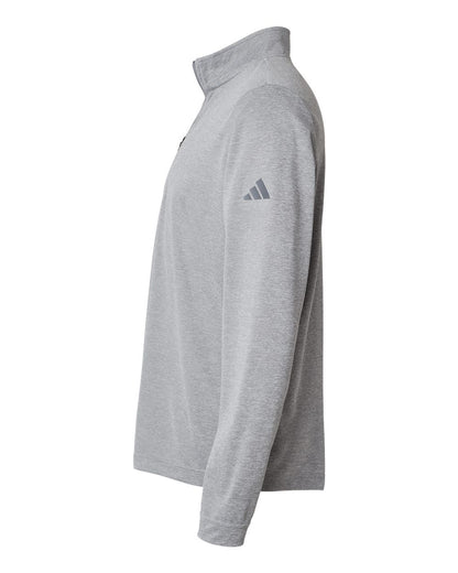 Adidas Lightweight Quarter-Zip Pullover A401 #color_Grey Three Melange