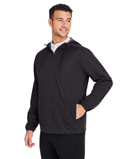 North End Men's Network Lightweight Jacket NE75 #colormdl_Black Heather