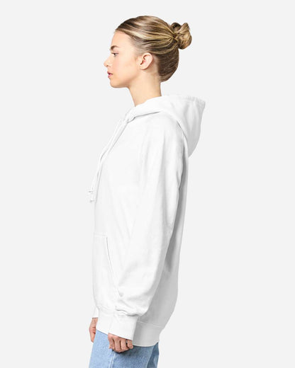 Lane Seven Unisex Vintage Raglan Hooded Sweatshirt LST004 #colormdl_Vintage White