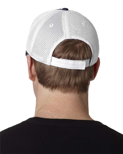 Adams Headwear Fairway Cap FA102 #colormdl_Navy/ White