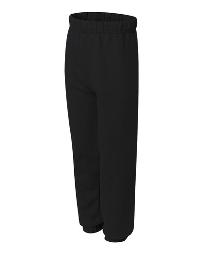 JERZEES Youth NuBlend® Sweatpants 973BR #color_Black