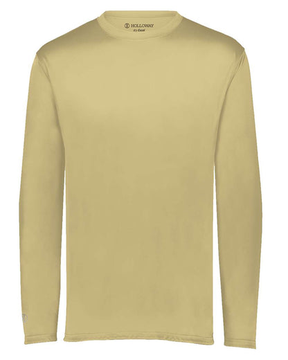 Holloway Men's Momentum Long Sleeve T-Shirt 222822 #color_Vegas Gold