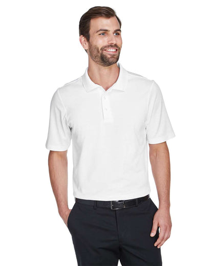 Devon & Jones Men's CrownLux Performance® Plaited Polo DG20 #colormdl_White