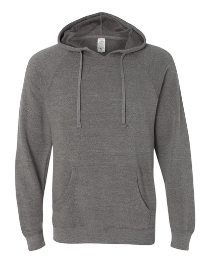 Independent Trading Co. Unisex Special Blend Raglan Hooded Sweatshirt PRM33SBP #color_Nickel