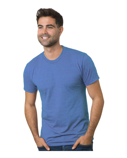 Bayside Triblend T-Shirt 9570 #color_Tri Blue Berry