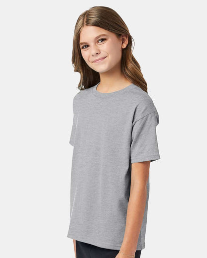 Hanes Ecosmart™ Youth T-Shirt 5370 #colormdl_Light Steel