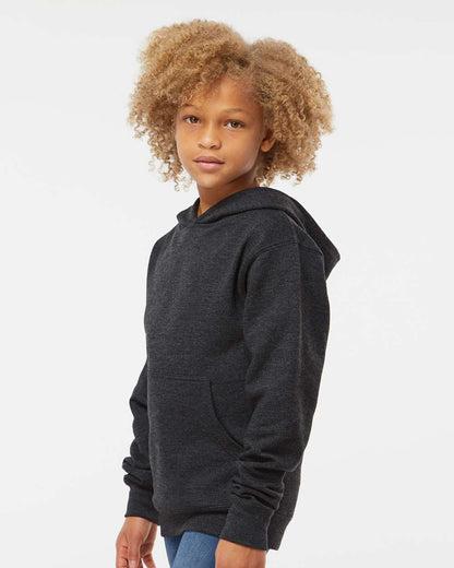 Independent Trading Co. Youth Midweight Hooded Sweatshirt SS4001Y #colormdl_Charcoal Heather