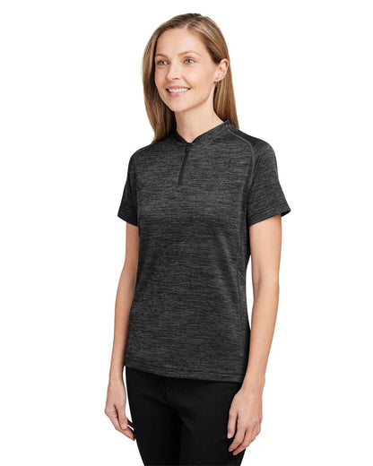 Spyder Women's Mission Blade Collar Polo S17980 #colormdl_Black Jasper