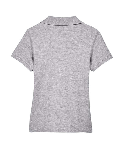 Devon & Jones Women's Pima Piqué Polo D100W #color_Grey Heather