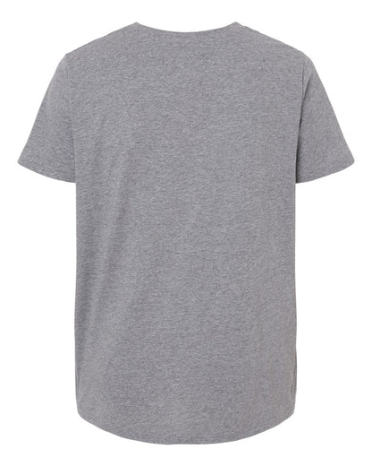 LAT Women's Curvy Collection Fine Jersey Tee 3816 #color_Granite Heather