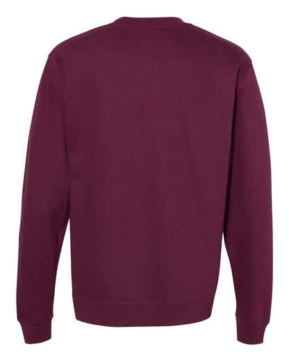 Independent Trading Co. Unisex Midweight Crewneck Sweatshirt SS3000 #color_Maroon