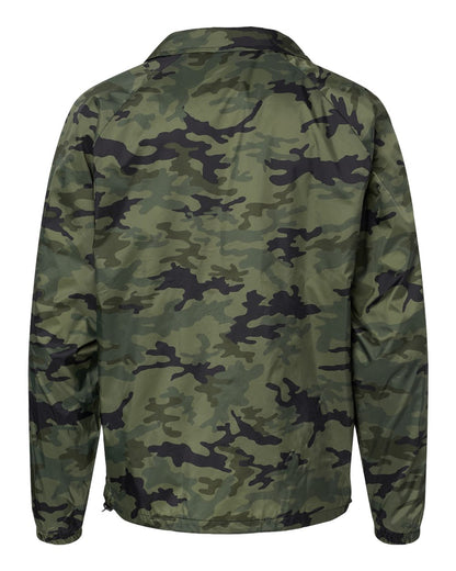 Burnside Mentor Coach's Jacket 9718 #color_Green Camo