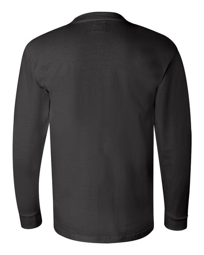 Bayside USA-Made Long Sleeve T-Shirt 6100 #color_Black