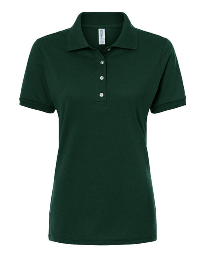 JERZEES Women's Dri-Power® Polo 437F #color_Forest Green