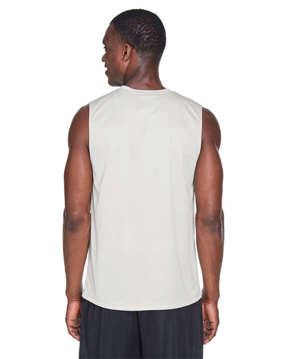Team 365 Men's Zone Performance Muscle T-Shirt TT11M #colormdl_Sport Silver
