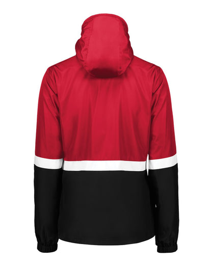 Holloway Women's Turnabout Reversible Hooded Jacket 229787 #color_Scarlet/ Black