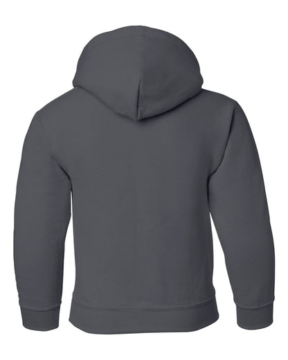 Gildan Youth Heavy Blend™ Hooded Sweatshirt 18500B #color_Charcoal