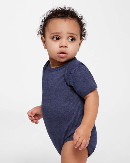 Rabbit Skins Infant Fine Jersey Bodysuit 4424 #colormdl_Vintage True Navy