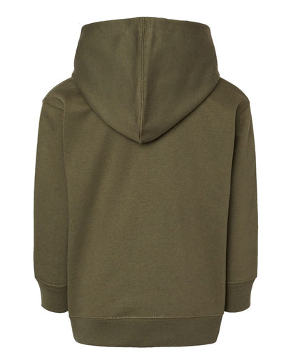 Rabbit Skins Toddler Pullover Fleece Hoodie 3326 #color_Military Green