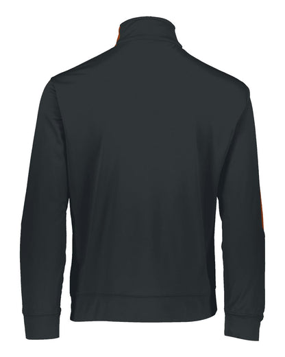 Augusta Sportswear Men's Medalist Jacket 2.0 4395 #color_Black/ Orange