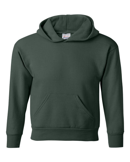 Hanes Youth EcoSmart® Hooded Sweatshirt P473 #color_Deep Forest