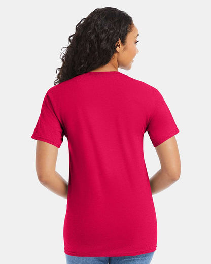 Hanes Essential-T T-Shirt 5280 #colormdl_Athletic Crimson