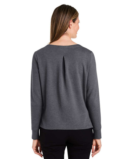 Devon & Jones Women's New Classics® Charleston Pullover DG482W #colormdl_Black Melange