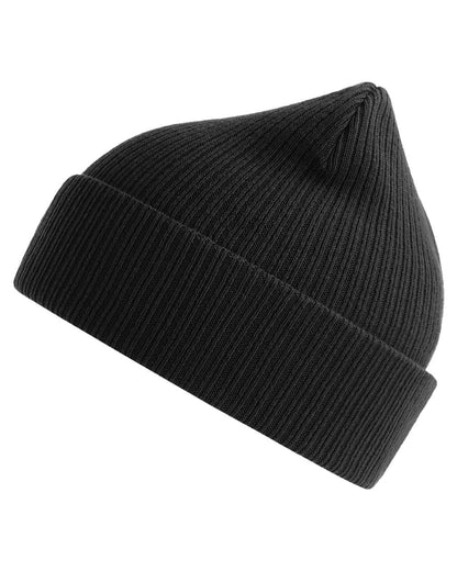 Atlantis Headwear Sustainable Cuffed Beanie NELSON #color_Black