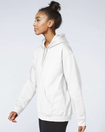 Gildan Unisex Softstyle® Midweight Hooded Sweatshirt SF500 #colormdl_White