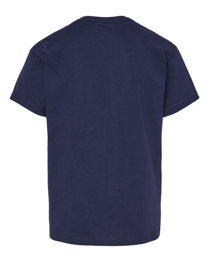 Hanes Essential-T Youth T-Shirt 5480 #color_Athletic Navy