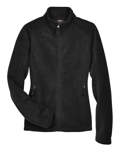 CORE365 Women's Journey Fleece Jacket 78190 #color_Black