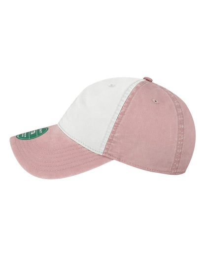 LEGACY Terra Twill Cap TTA #color_White/ Dusty Rose