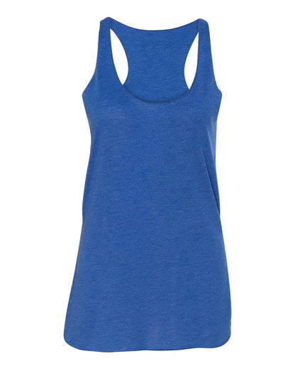 BELLA + CANVAS Women's Triblend Racerback Tank 8430 #color_True Royal Triblend