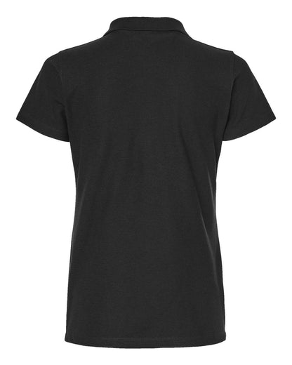 Tultex Women's 50/50 Sport Pique Polo 401 #color_Black