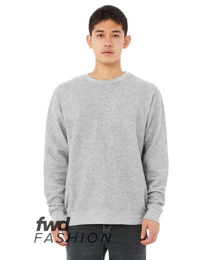 BELLA + CANVAS FWD Fashion Sueded Drop Shoulder Sweatshirt 3345 #color_Athletic Heather