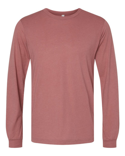 BELLA + CANVAS Triblend Long Sleeve Tee 3513 #color_Mauve Triblend