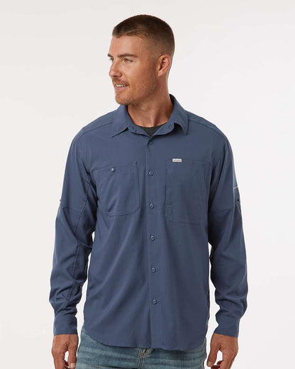 Columbia Men's Silver Ridge™ Utility Lite Pocket Shirt 201293 #colormdl_Dark Mountain