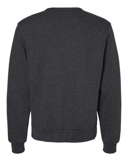 BELLA + CANVAS Sponge Fleece Classic Crewneck Sweatshirt 3911 #color_Dark Grey Heather