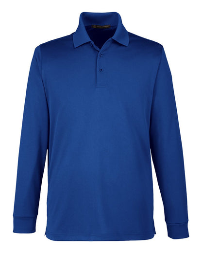 Harriton Men's Tall Advantage Long Sleeve Snag Protection Plus IL Polo M348LT #color_True Royal