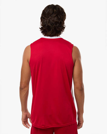 Augusta Sportswear Men's Match-Up Basketball Jersey 6886 #colormdl_Scarlet/ White