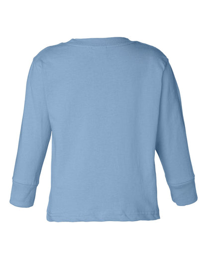 Rabbit Skins Toddler Cotton Jersey Long Sleeve Tee 3311 #color_Light Blue