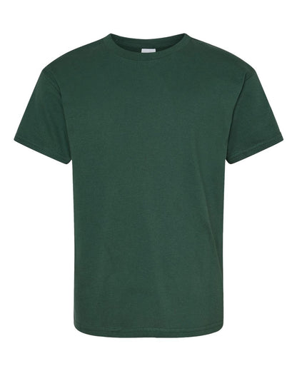 Hanes Essential-T Youth T-Shirt 5480 #color_Athletic Dark Green