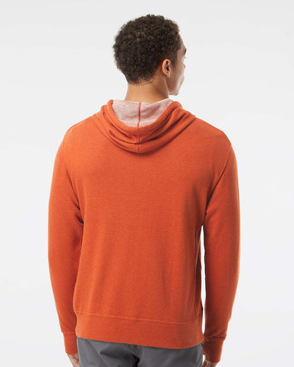 Independent Trading Co. Midweight French Terry Hooded Sweatshirt PRM90HT #colormdl_Burnt Orange Heather