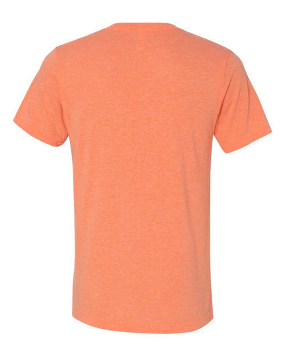 BELLA + CANVAS Unisex Triblend V-Neck Tee 3415 #color_Orange Triblend