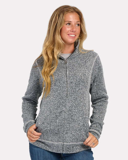 Boxercraft Women's Alpine Full-Zip BW5207 #colormdl_Black Heather