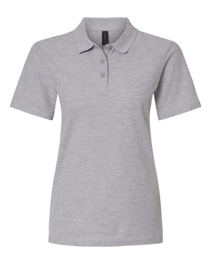 Gildan Women's Softstyle® Pique Polo 64800L #color_Sport Grey